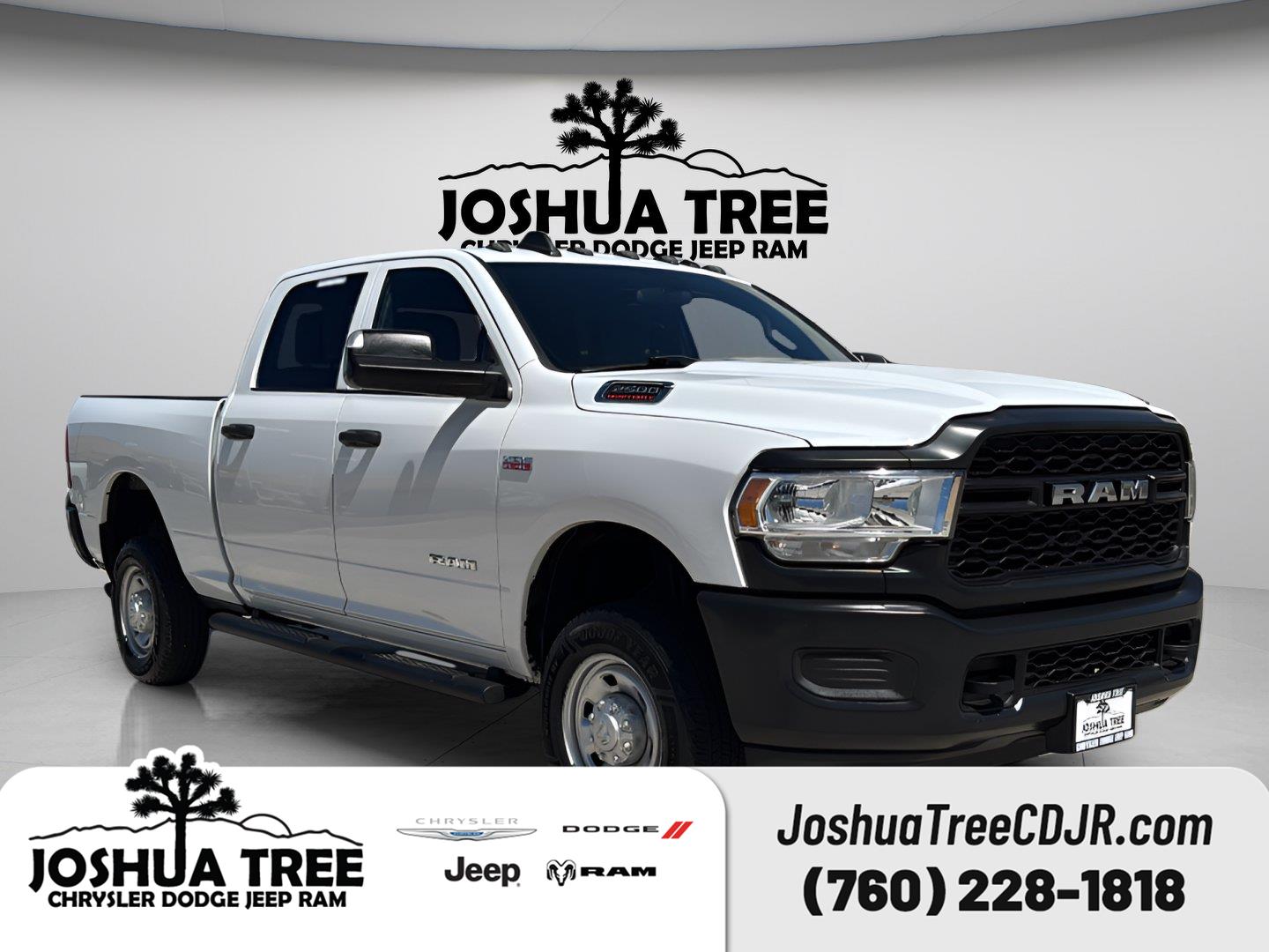 Bright White Clearcoat 2022 RAM 2500 Pickup Truck Four-Wheel Drive 8-Speed Automatic