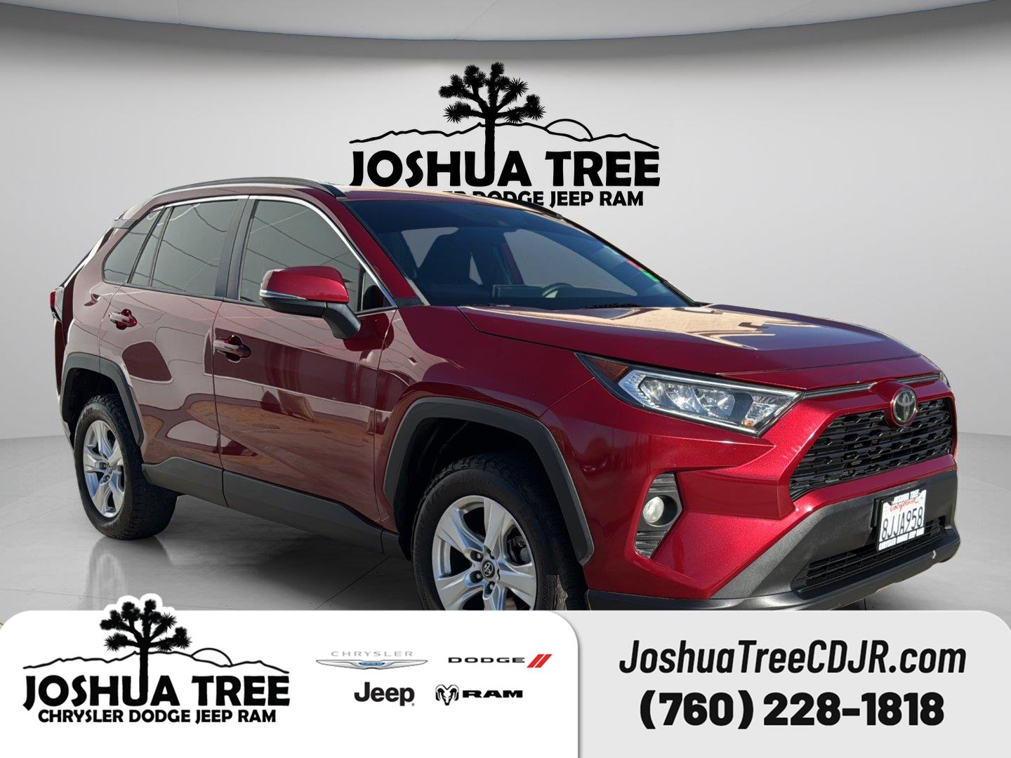 Red (Ruby Flare Pearl) 2019 Toyota RAV4 SUV / Crossover All-Wheel Drive Automatic
