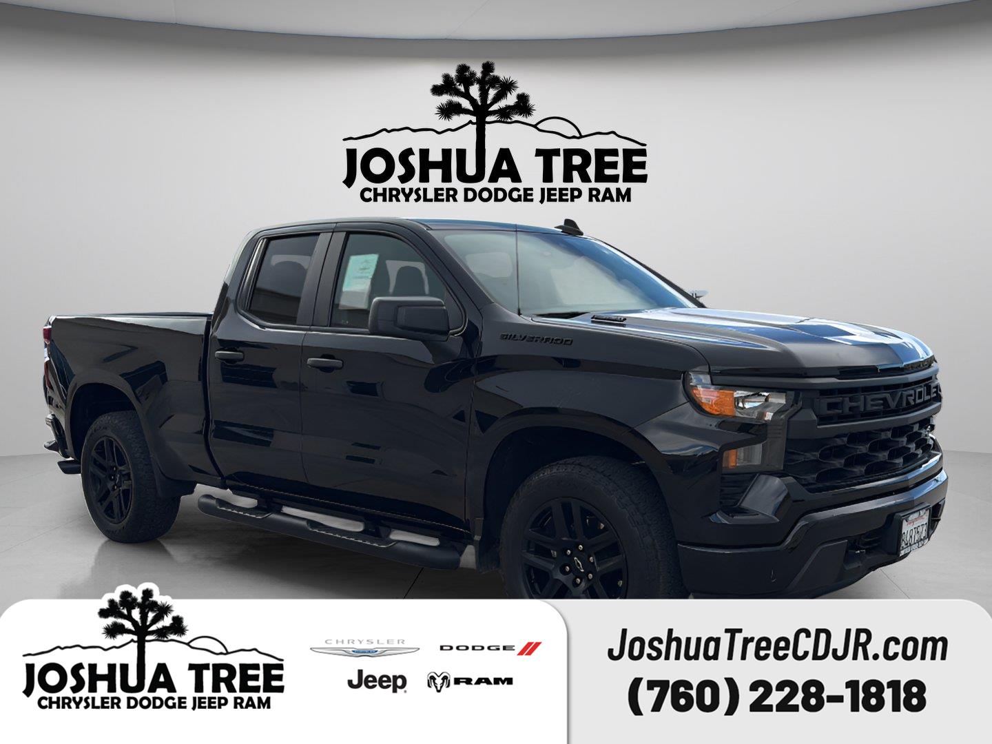 Black 2025 Chevrolet Silverado 1500 Pickup Truck 4X2 8-Speed Automatic