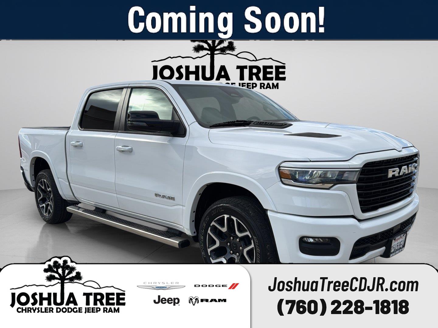 Bright White Clearcoat 2025 RAM 1500 Pickup Truck Four-Wheel Drive 8-Speed Automatic