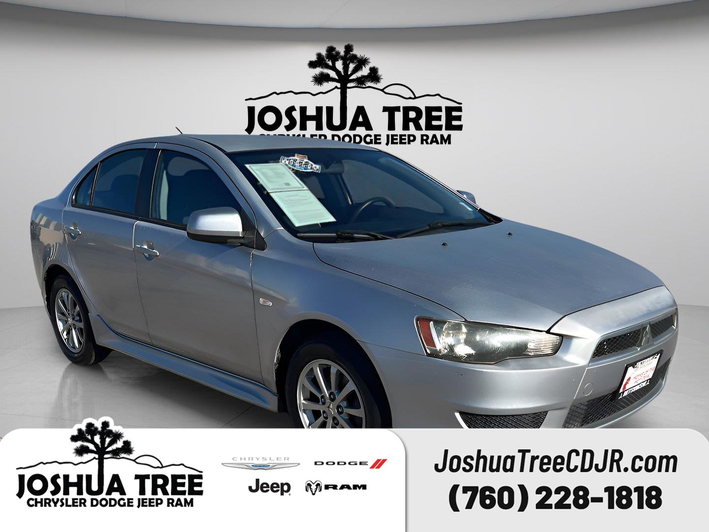 Apex Silver Metallic 2010 Mitsubishi Lancer Sedan Front-Wheel Drive Continuously Variable Transmission