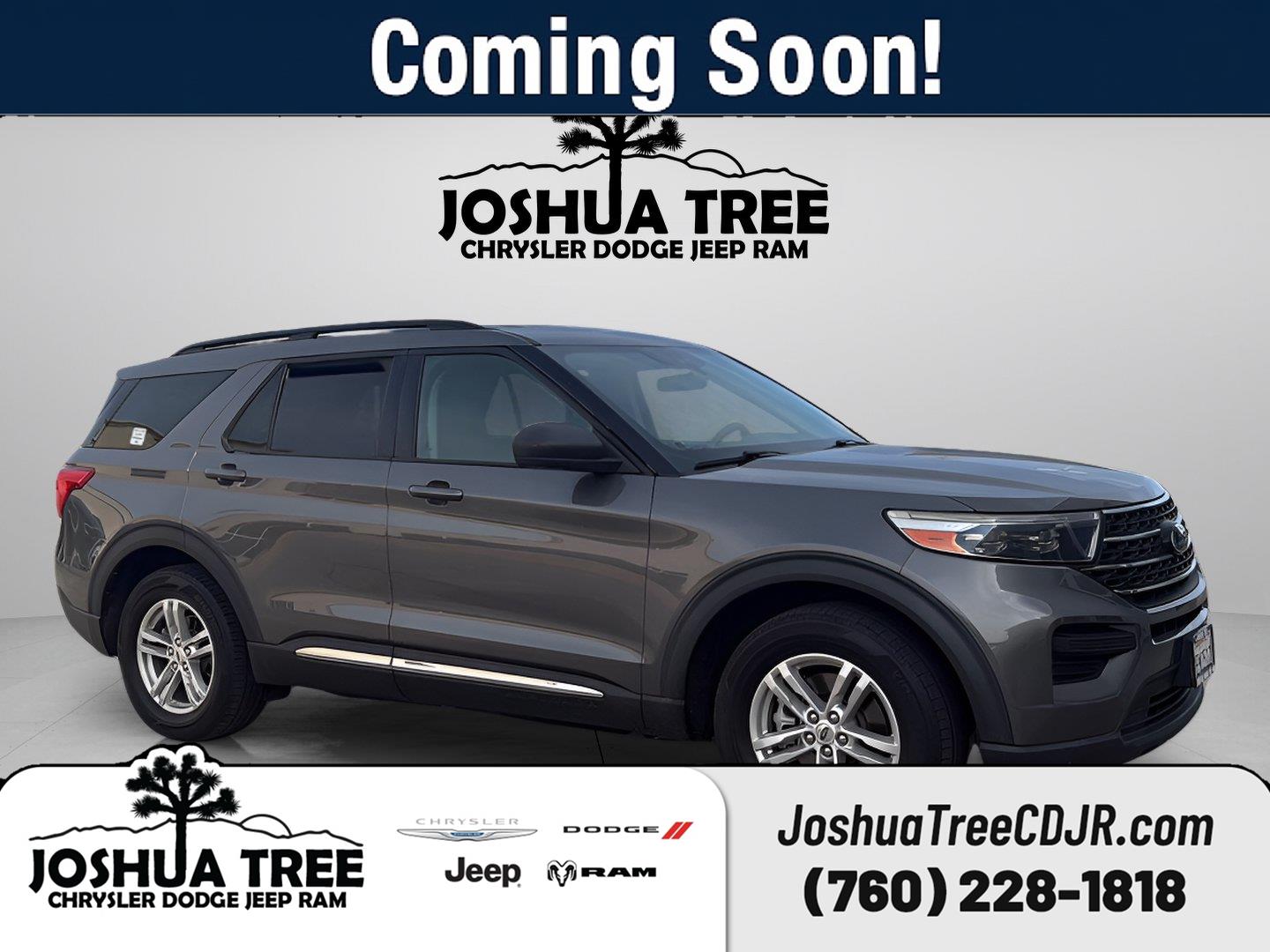 Carbonized Gray 2022 Ford Explorer SUV / Crossover Rear-Wheel Drive Automatic