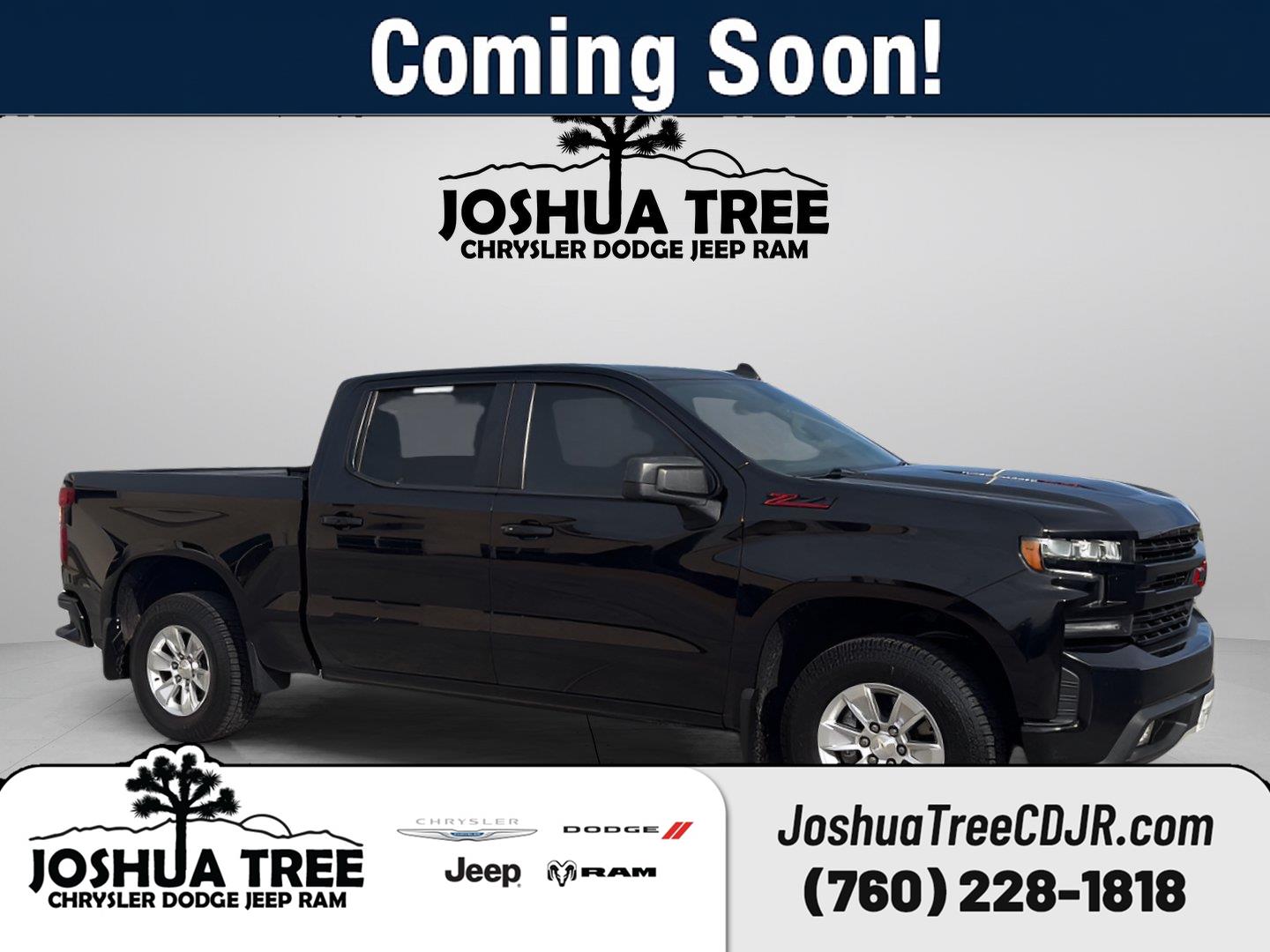 Black 2022 Chevrolet Silverado 1500 Pickup Truck 4X2 8-Speed Automatic