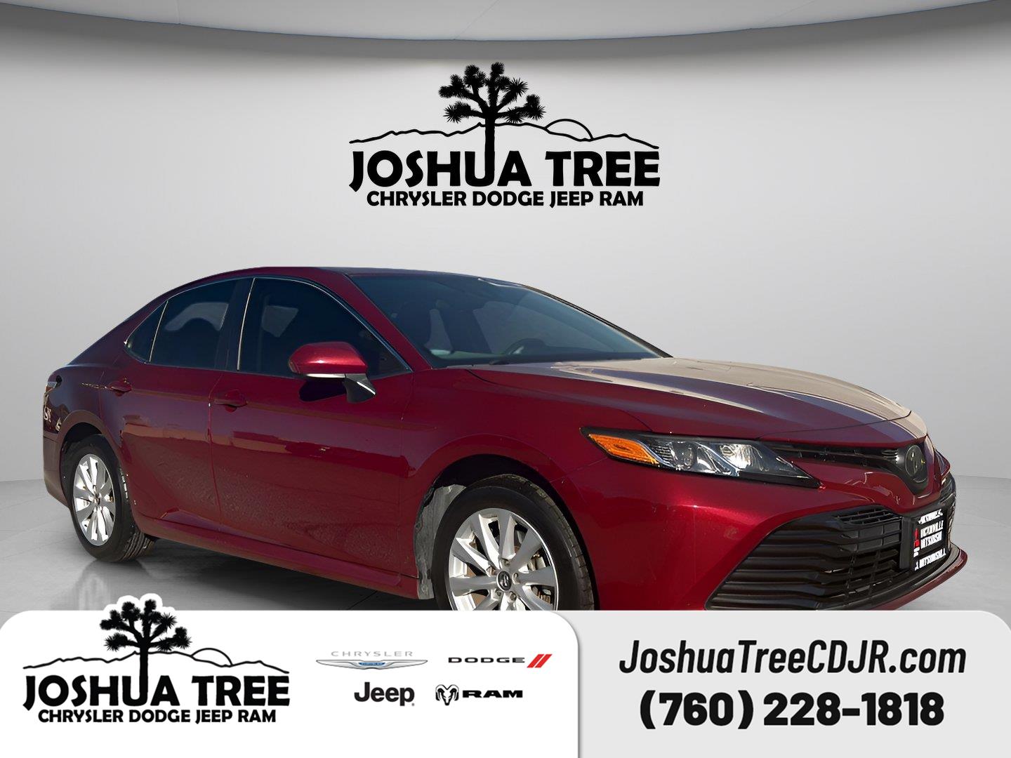 Red (Ruby Flare Pearl) 2019 Toyota Camry Sedan Front-Wheel Drive 8-Speed Automatic