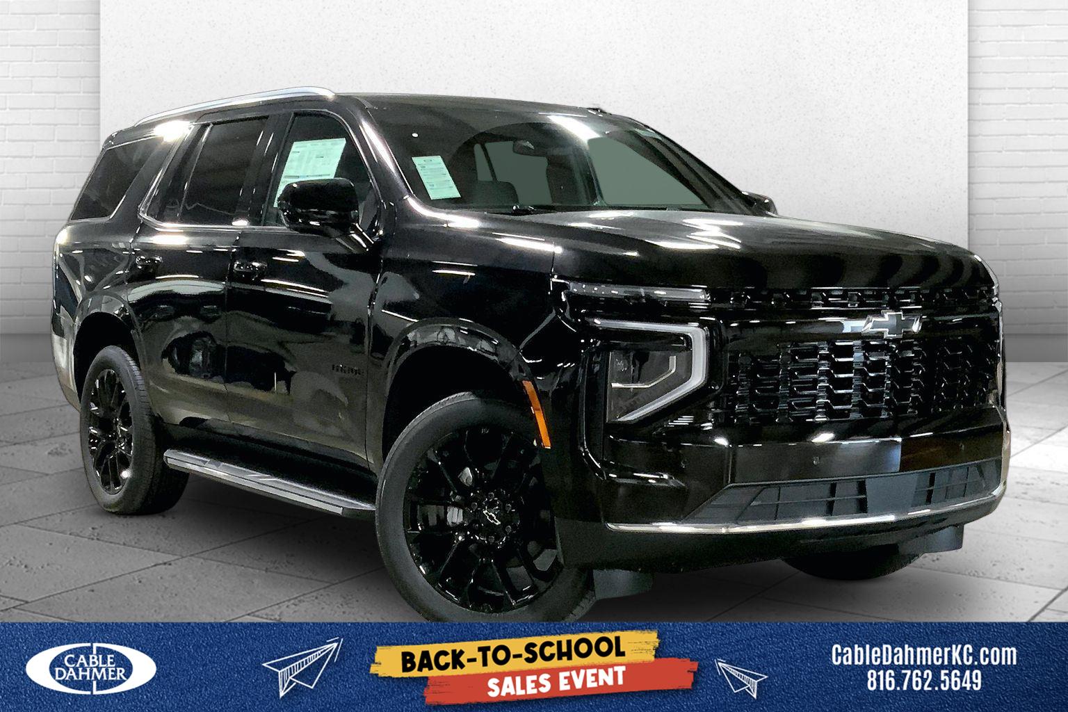 Black 2026 Chevrolet Tahoe SUV / Crossover Four-Wheel Drive Automatic