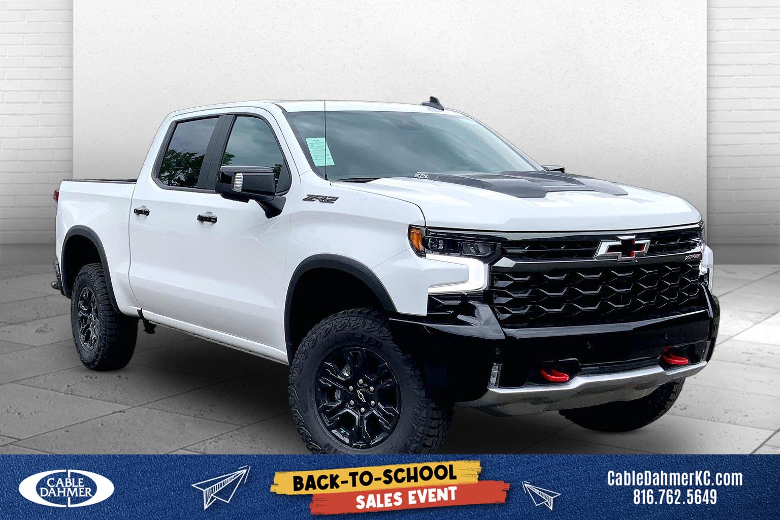 Summit White 2026 Chevrolet Silverado 1500 Pickup Truck Four-Wheel Drive Automatic