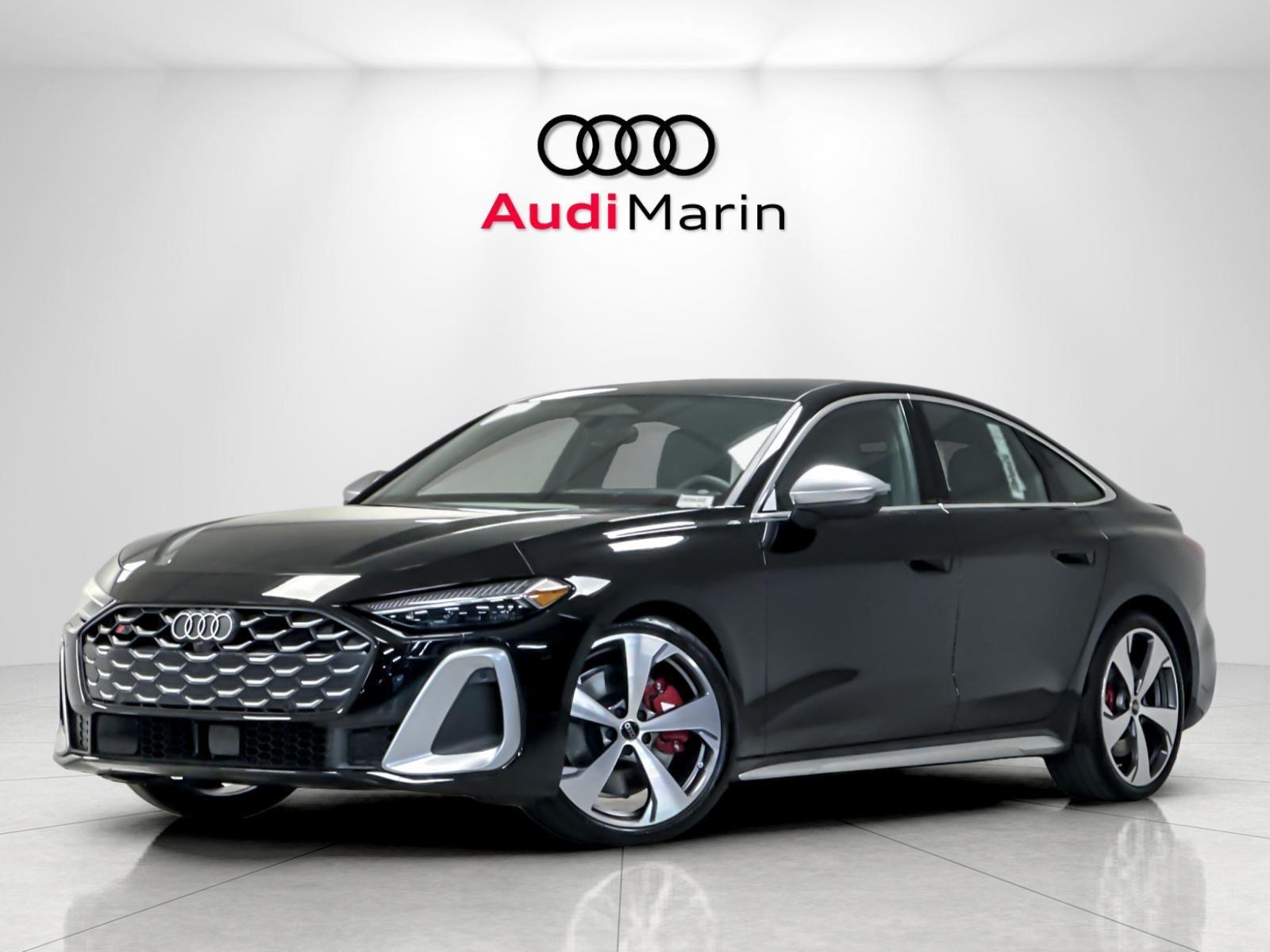 Mythos Black Metallic 2025 Audi S5 3.0T quattro Premium Plus Sedan All-Wheel Drive Automatic