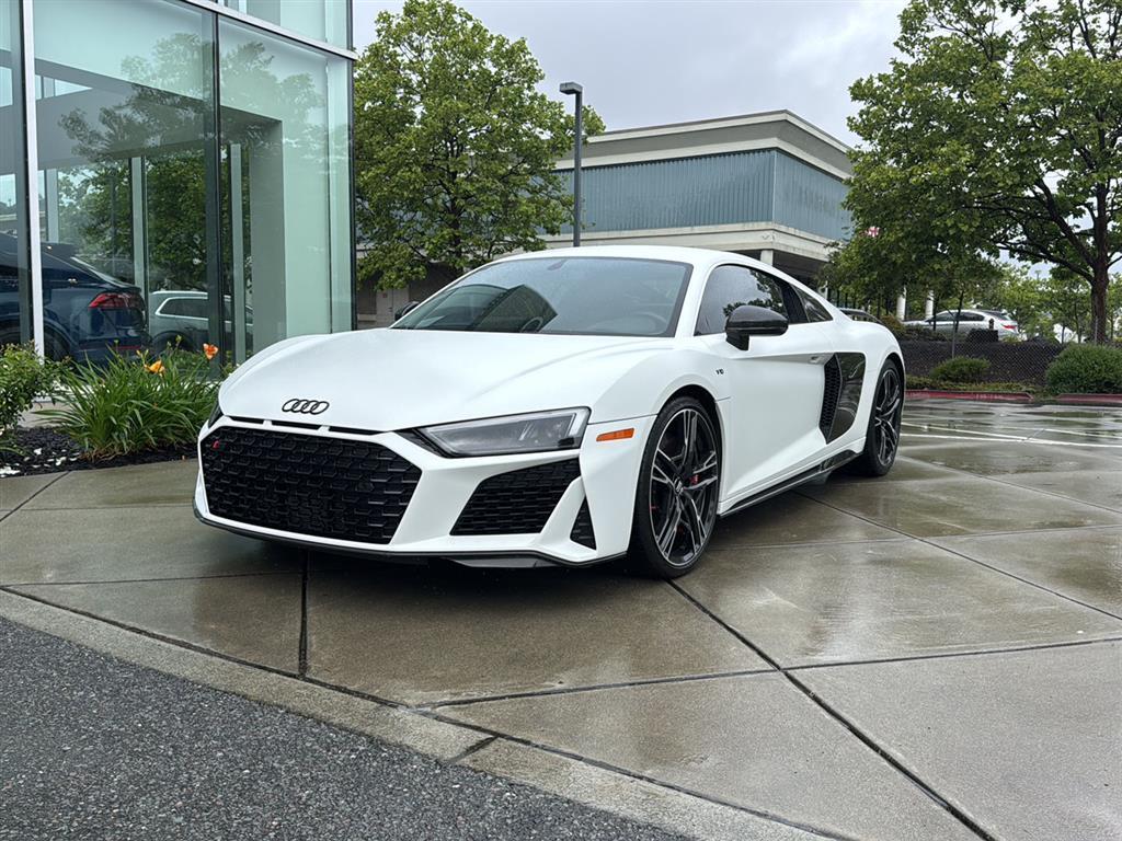 Audi Exclusive Ibis White Matte 2020 Audi R8 quattro V10 Performance Coupe AWD Coupe All-Wheel Drive Automatic