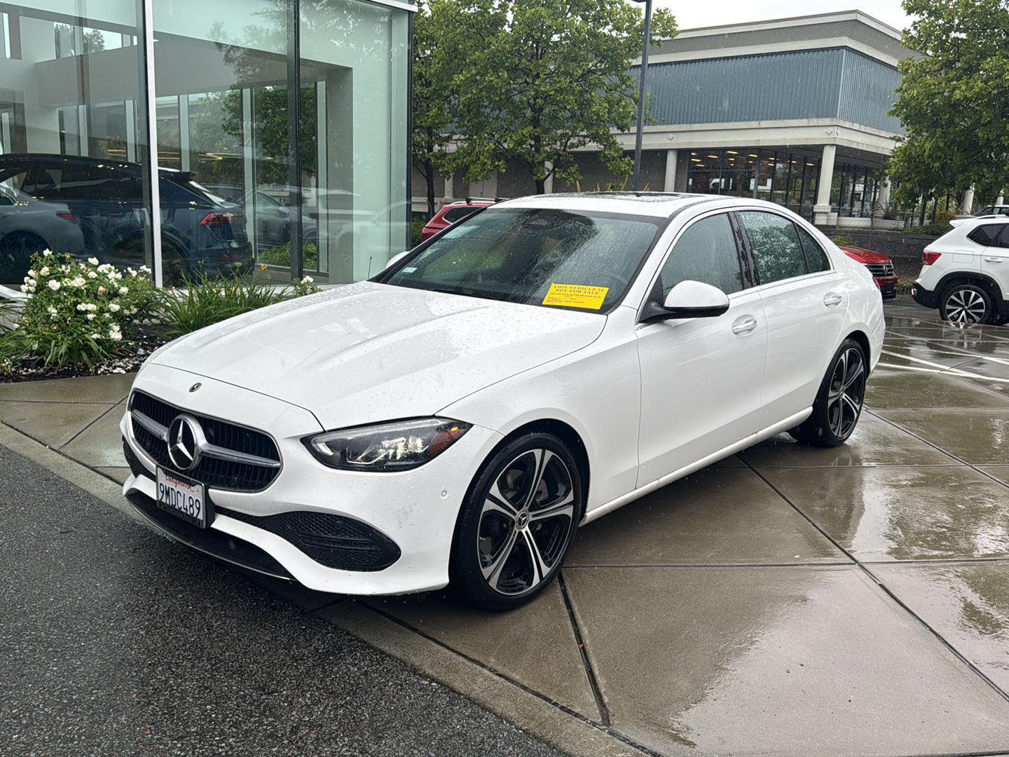 Polar White 2024 Mercedes-Benz C-Class C 300 RWD Sedan Rear-Wheel Drive Automatic