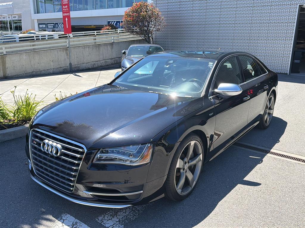 Phantom Black Pearl Effect 2013 Audi S8 4.0T quattro Sedan All-Wheel Drive Automatic