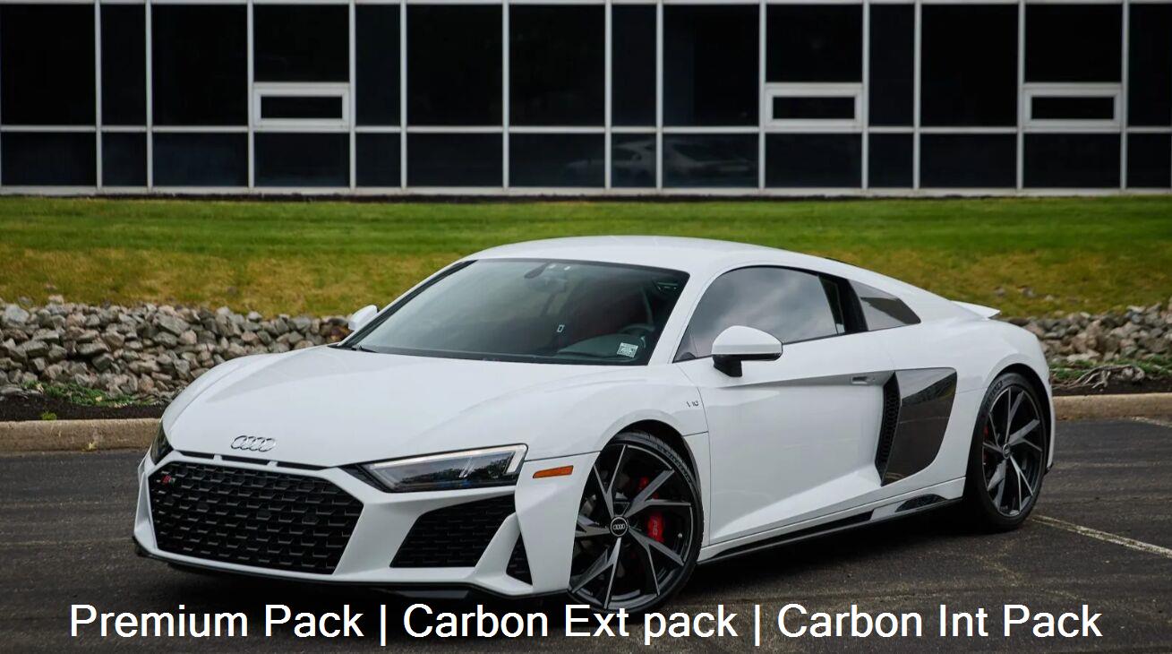Ibis White 2021 Audi R8 Coupe Rear-Wheel Drive Automatic