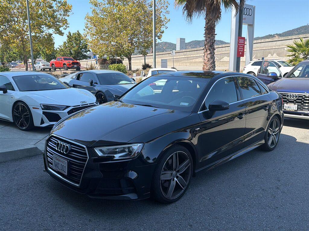 Brilliant Black 2017 Audi A3 Sedan All-Wheel Drive Automatic