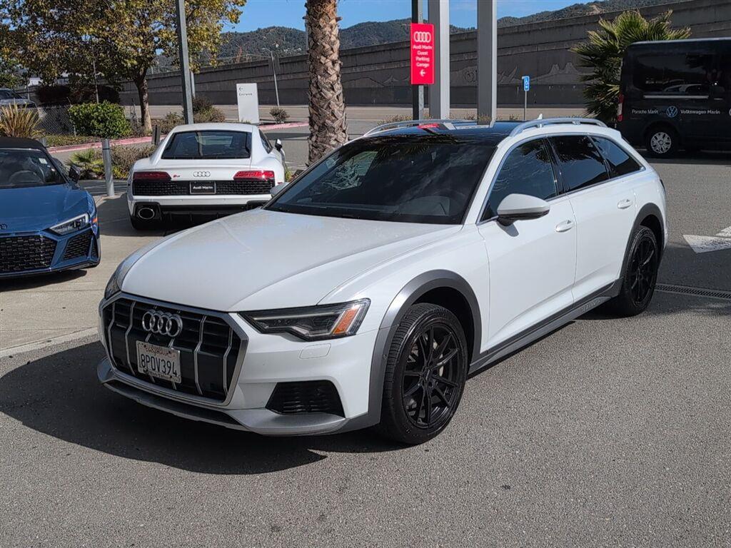 Glacier White Metallic 2020 Audi A6 Allroad Sedan All-Wheel Drive Automatic