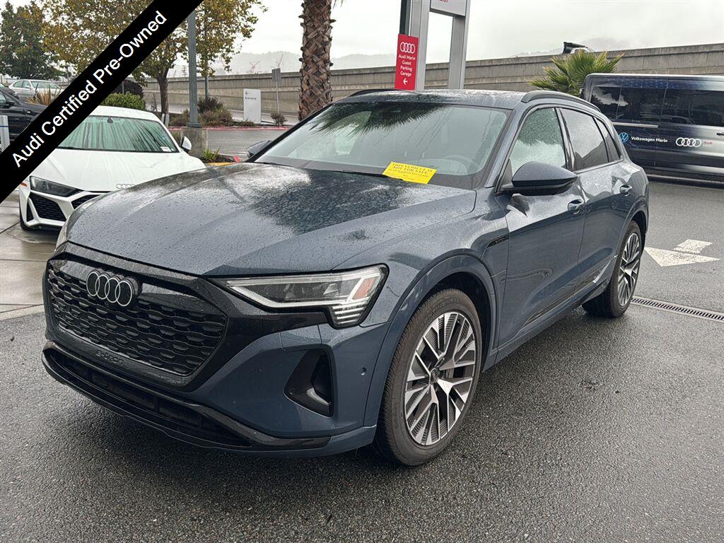 Plasma Blue Metallic 2024 Audi Q8 e-tron SUV / Crossover All-Wheel Drive Automatic