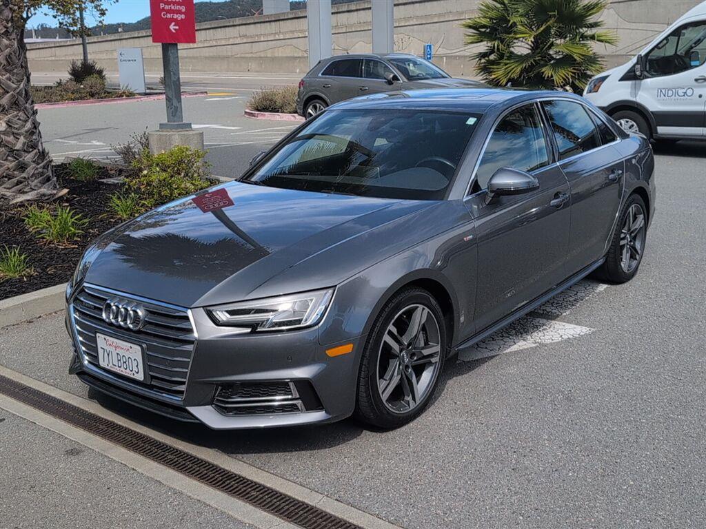 Monsoon Gray Metallic 2017 Audi A4 Sedan All-Wheel Drive Automatic