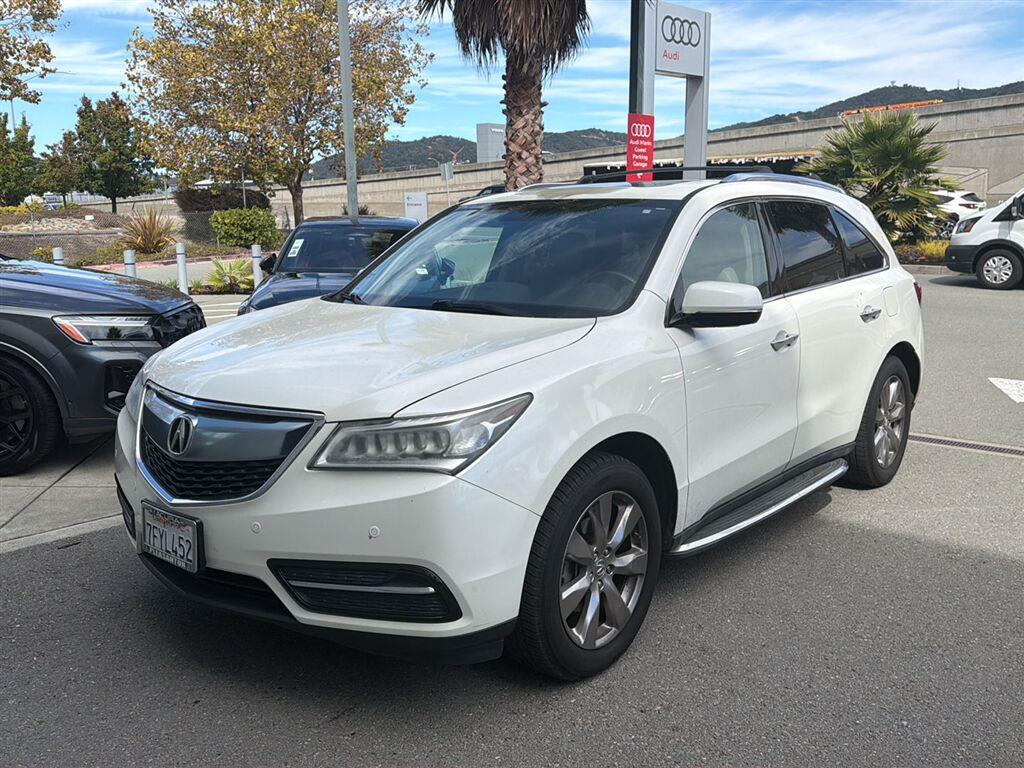 White Diamond Pearl 2014 Acura MDX SUV / Crossover All-Wheel Drive Automatic