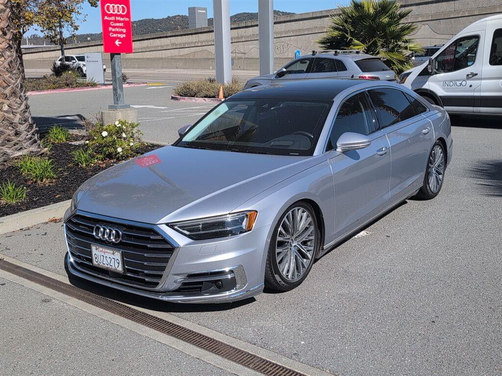 Florett Silver Metallic 2020 Audi A8 Sedan All-Wheel Drive Automatic