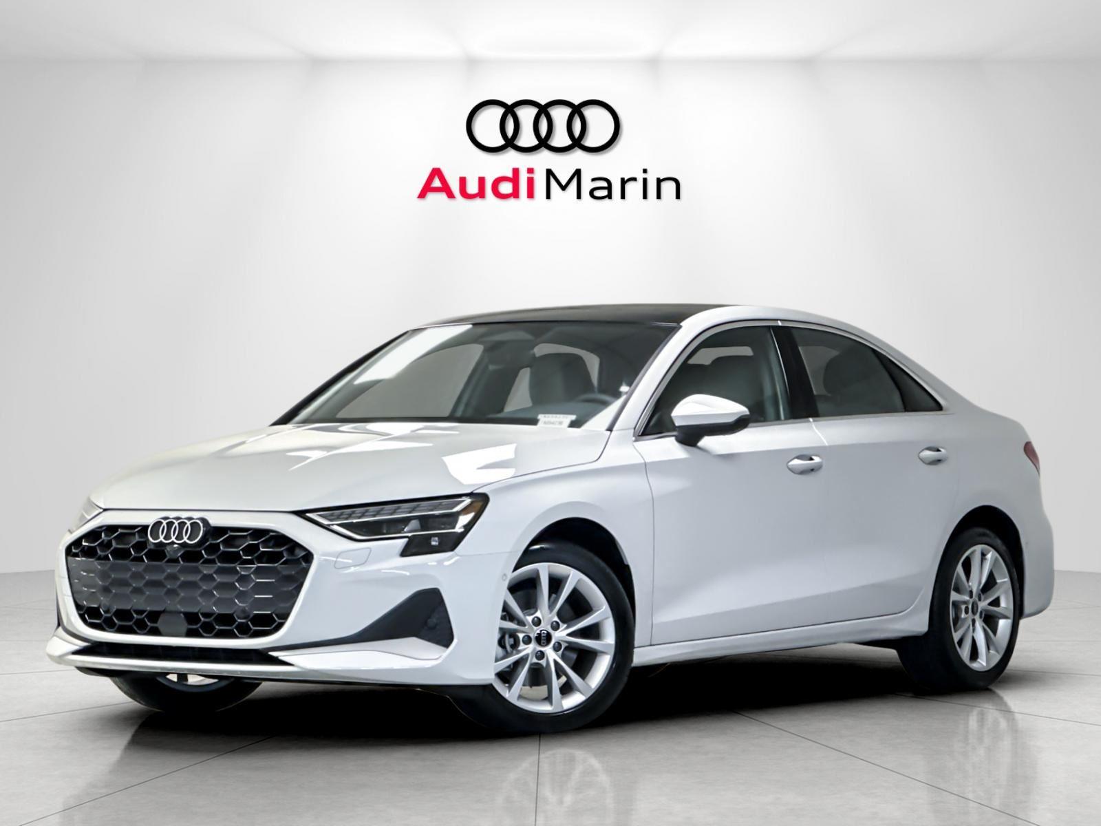 Glacier White Metallic 2026 Audi A3 quattro Premium Plus 40 TFSI Sedan All-Wheel Drive Automatic