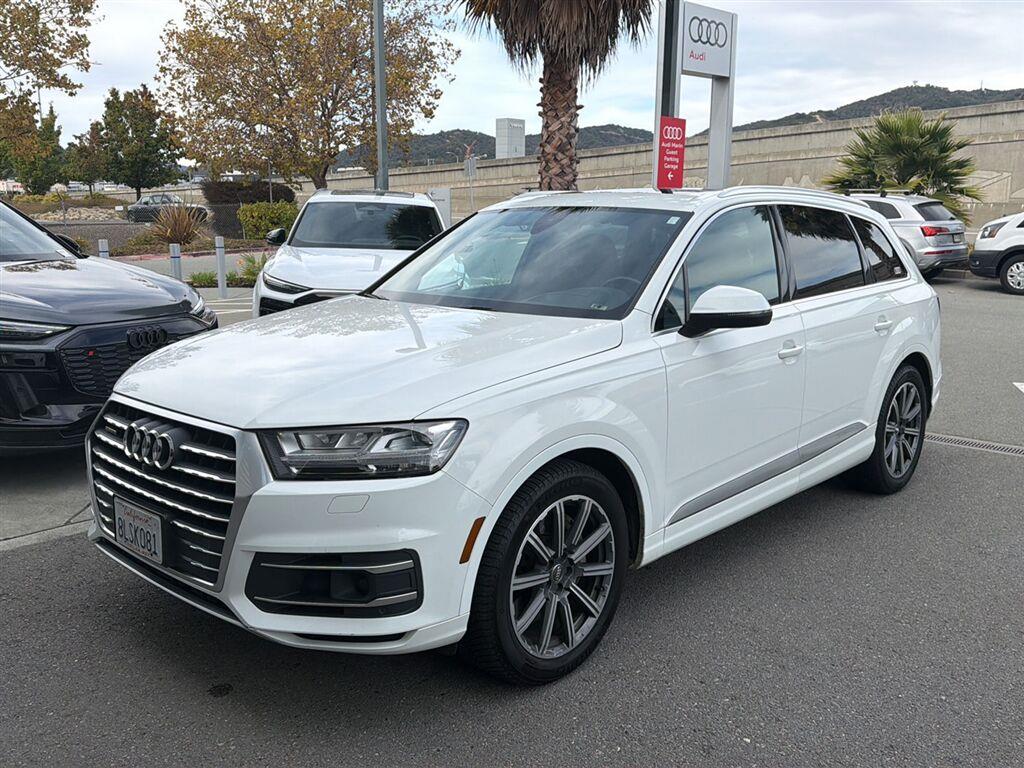 Carrara White 2017 Audi Q7 SUV / Crossover All-Wheel Drive Automatic