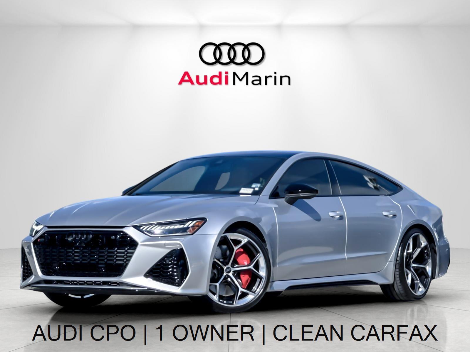Florett Silver Metallic 2024 Audi RS 7 4.0T quattro Performance AWD Sedan All-Wheel Drive Automatic