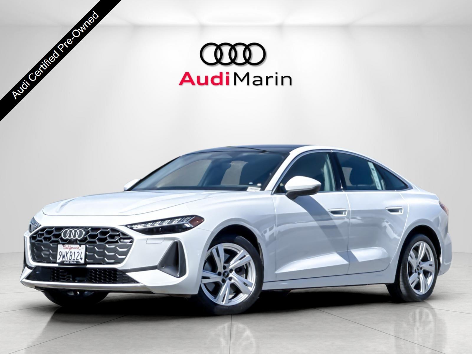 Glacier White Metallic 2025 Audi A5 quattro Premium Plus Sedan Sedan All-Wheel Drive Automatic