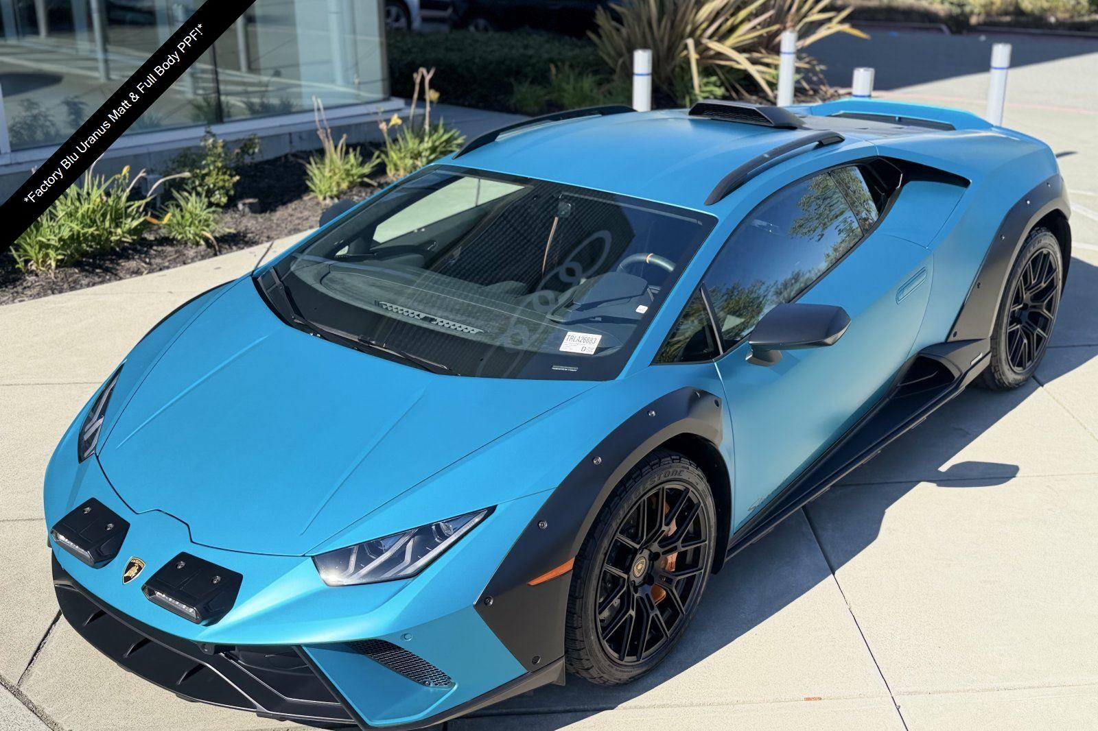 Blu Uranus Matte 2024 Lamborghini Huracan Sterrato Coupe AWD Coupe All-Wheel Drive Automatic