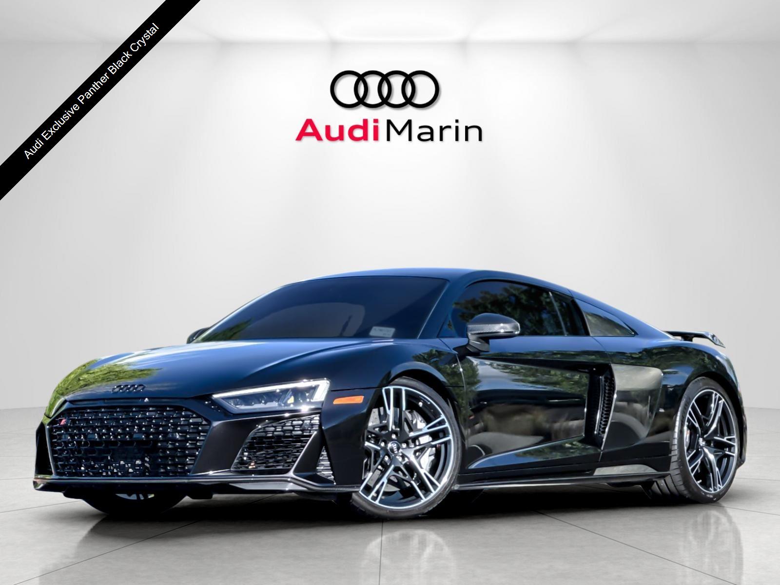 Audi Exclusive Panther Black Crystal Effect 2020 Audi R8 quattro V10 Performance Coupe AWD Coupe All-Wheel Drive Automatic