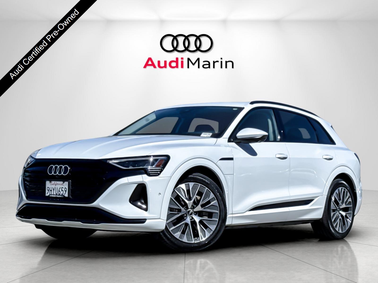 Glacier White Metallic 2024 Audi Q8 e-tron quattro Prestige AWD SUV / Crossover All-Wheel Drive Automatic