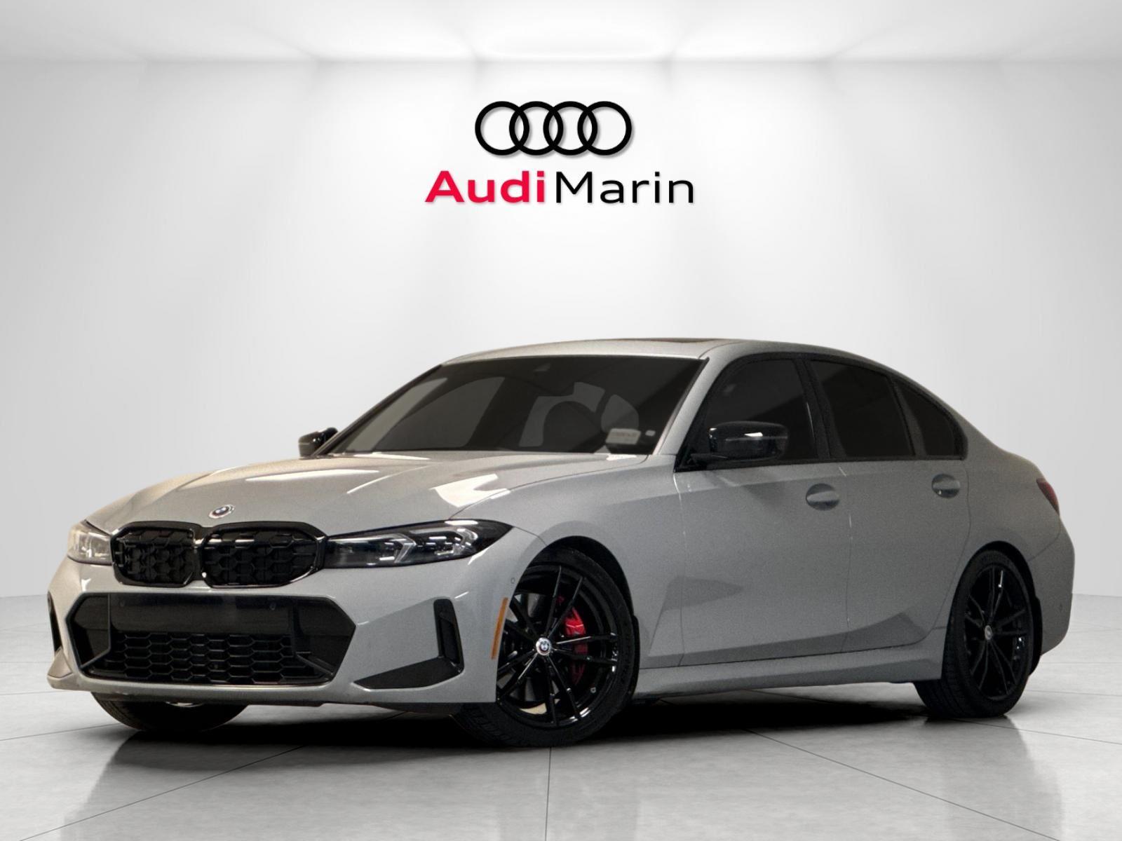 Gray (Brooklyn Grey Metallic) 2023 BMW 3 Series 330i RWD Sedan Rear-Wheel Drive Automatic