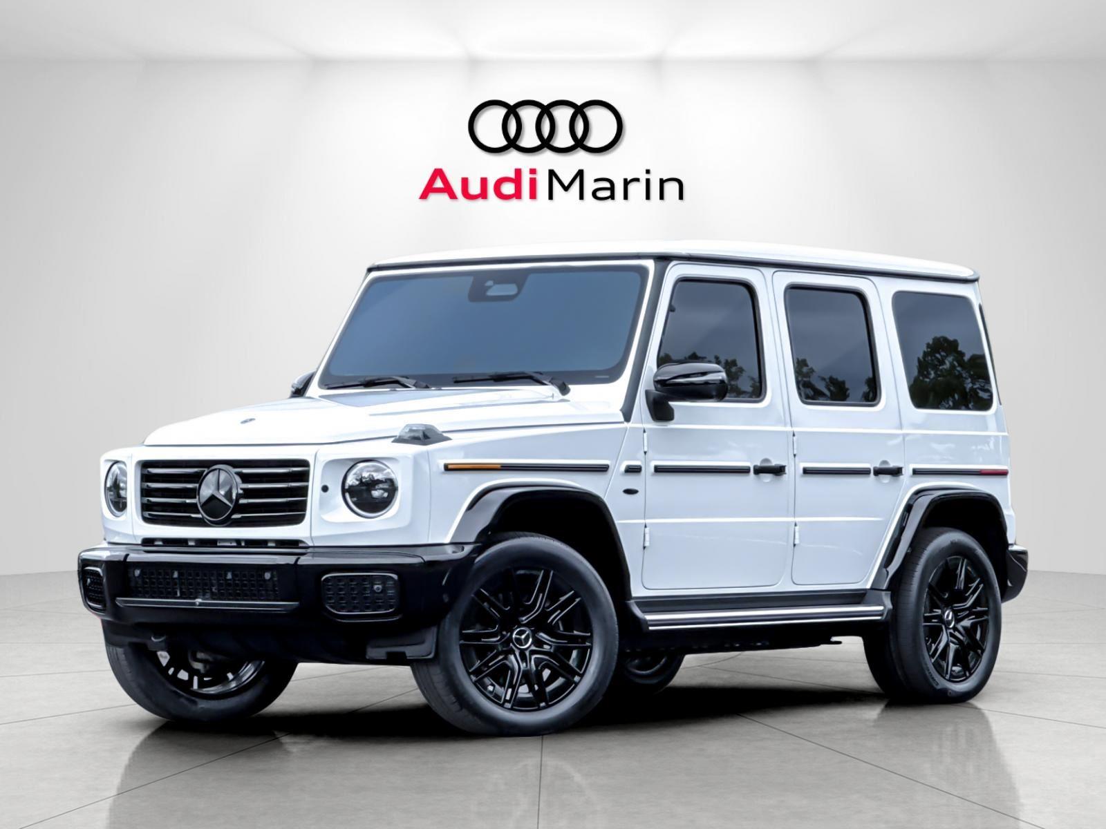 MANUFAKTUR Moonlight White Metallic 2025 Mercedes-Benz G-Class G 580 4MATIC with EQ Technology SUV / Crossover All-Wheel Drive Automatic