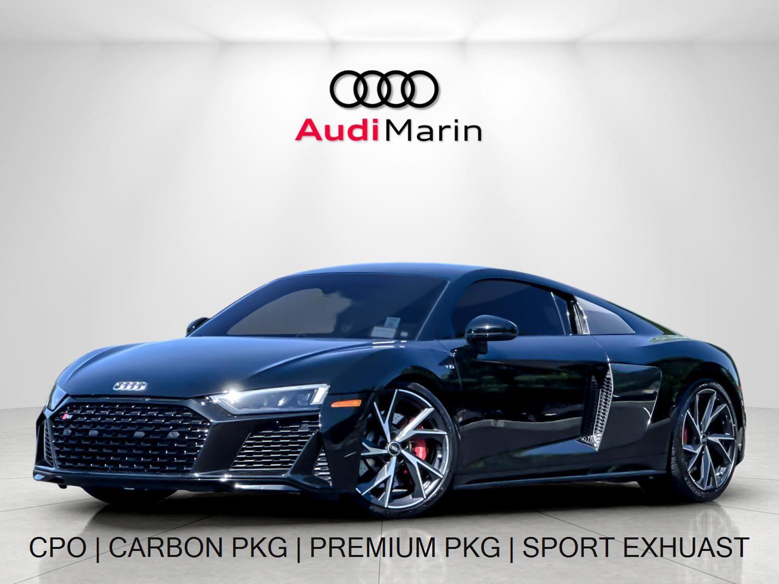 Mythos Black Metallic 2022 Audi R8 Coupe Rear-Wheel Drive 7-Speed Automatic