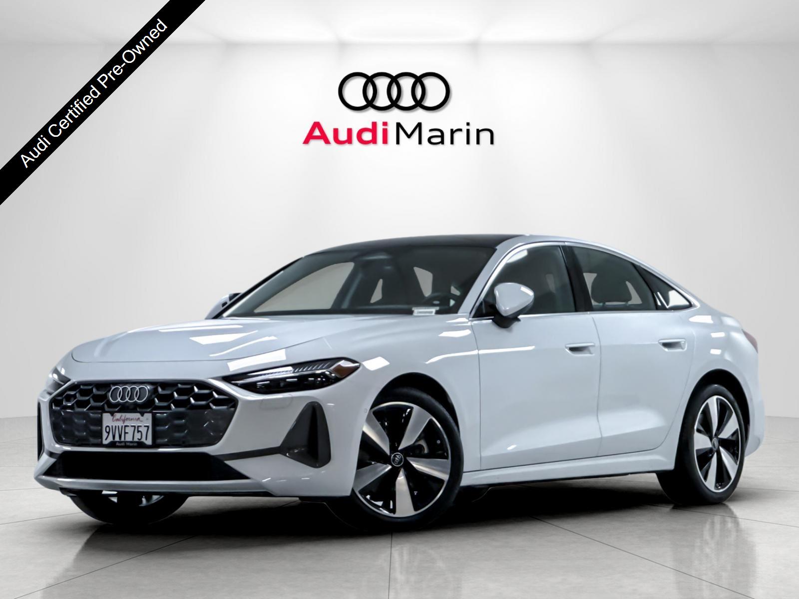 Glacier White Metallic 2025 Audi A5 Sedan All-Wheel Drive Automatic