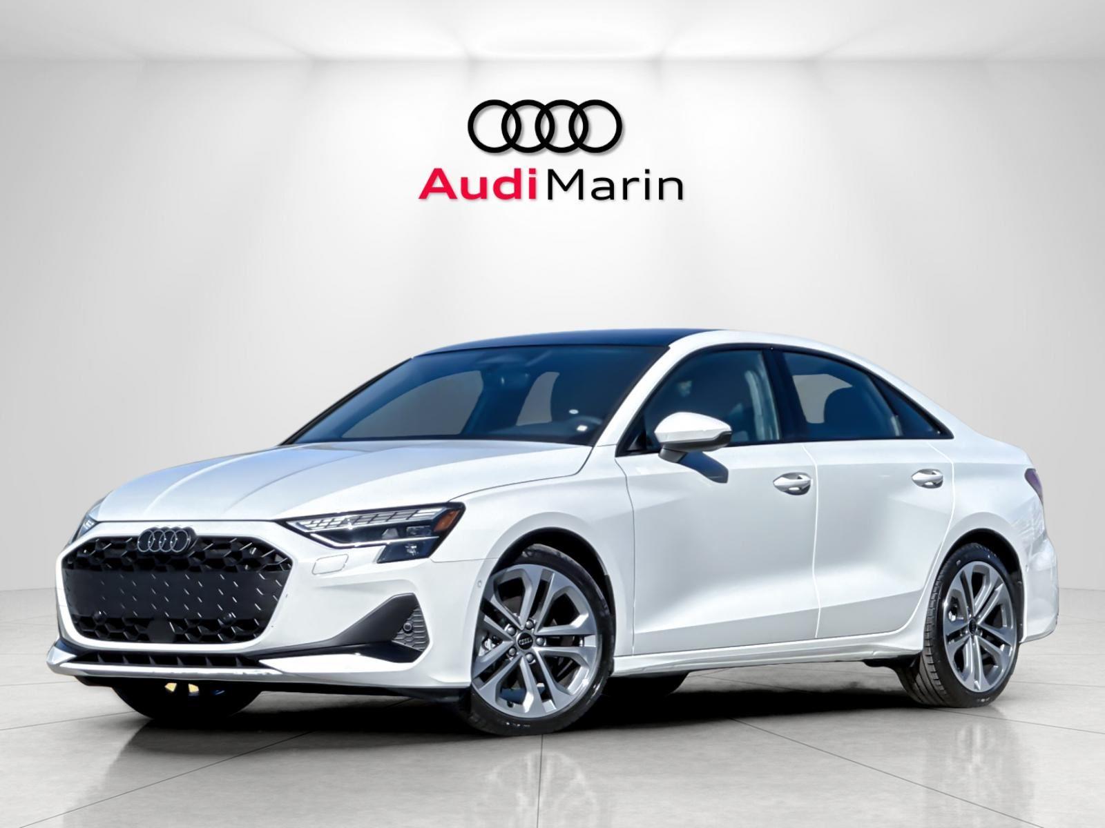 Glacier White Metallic 2026 Audi A3 quattro Premium 40 TFSI Sedan All-Wheel Drive Automatic