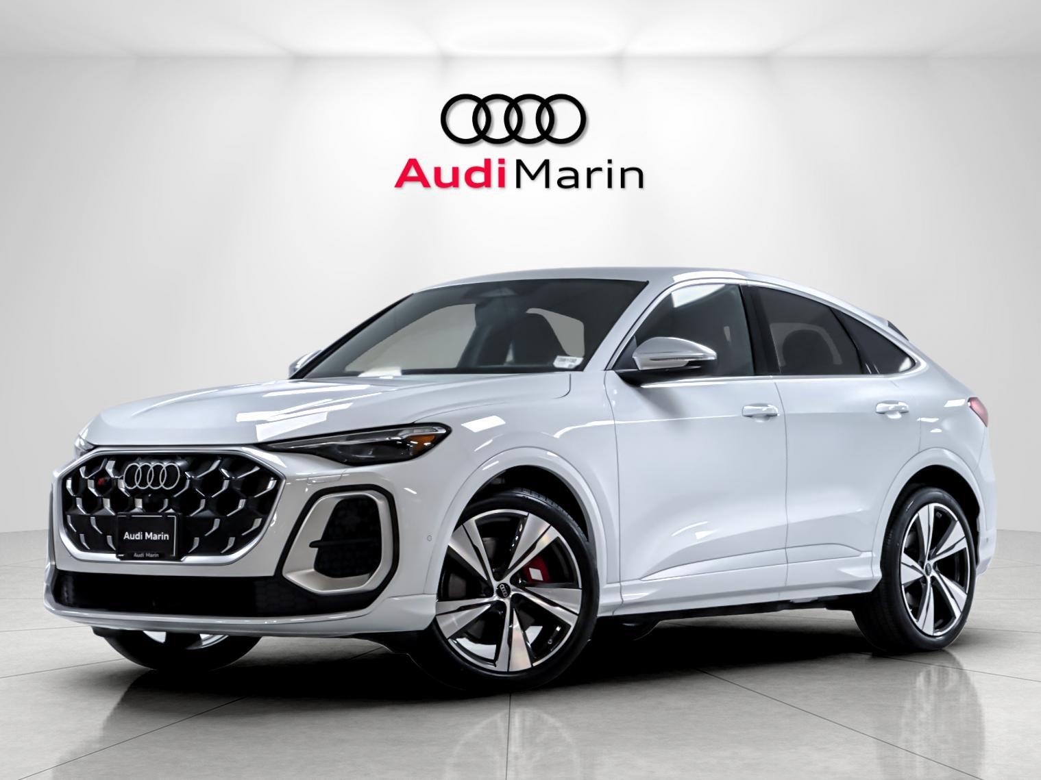 Glacier White Metallic 2026 Audi SQ5 Sportback Sedan All-Wheel Drive Automatic