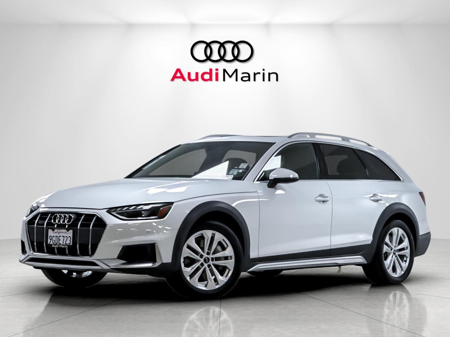 Glacier White Metallic 2023 Audi A4 Allroad Wagon All-Wheel Drive Automatic