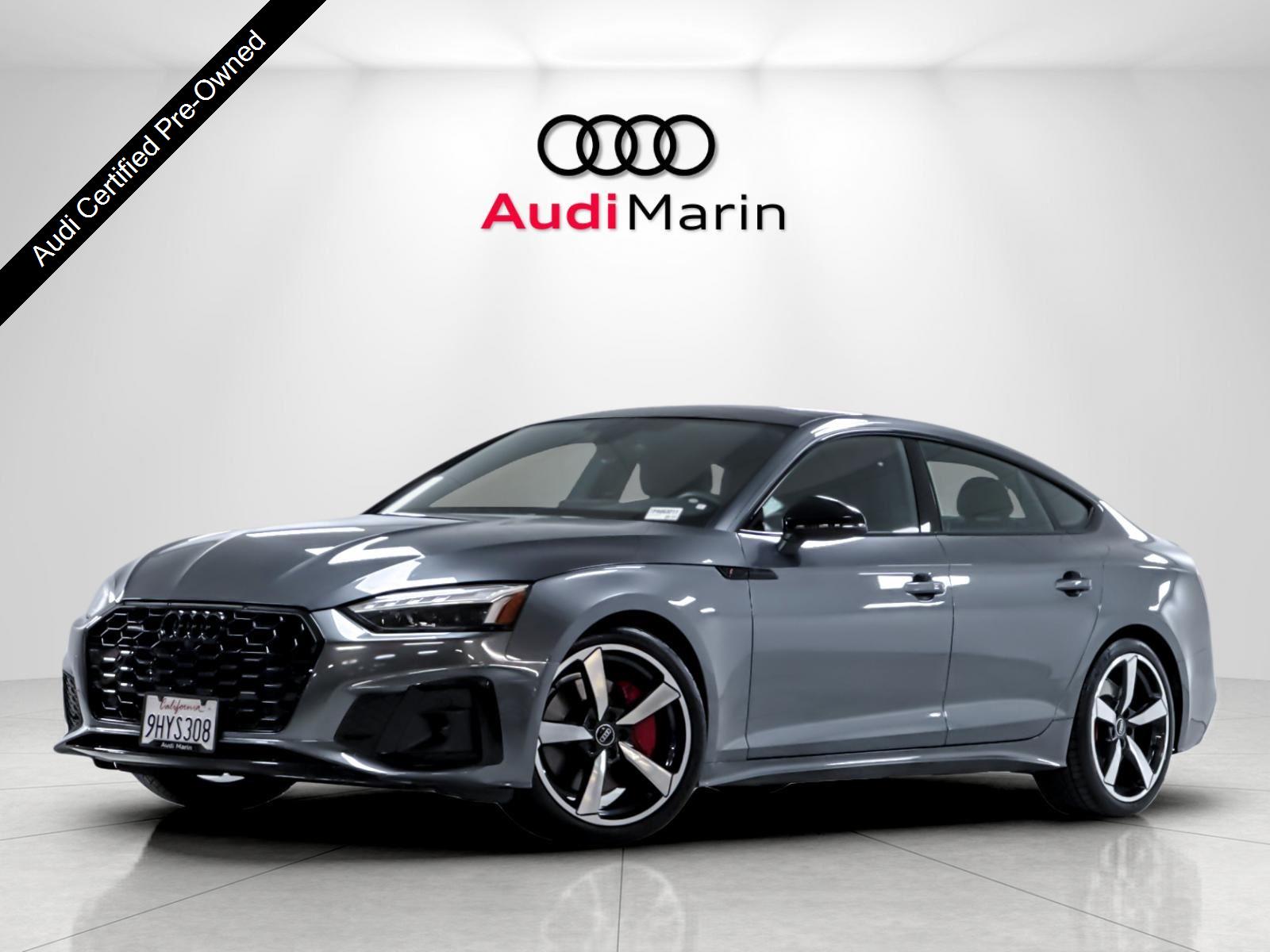 Daytona Gray Pearl Effect 2023 Audi A5 Sportback Sedan All-Wheel Drive Automatic