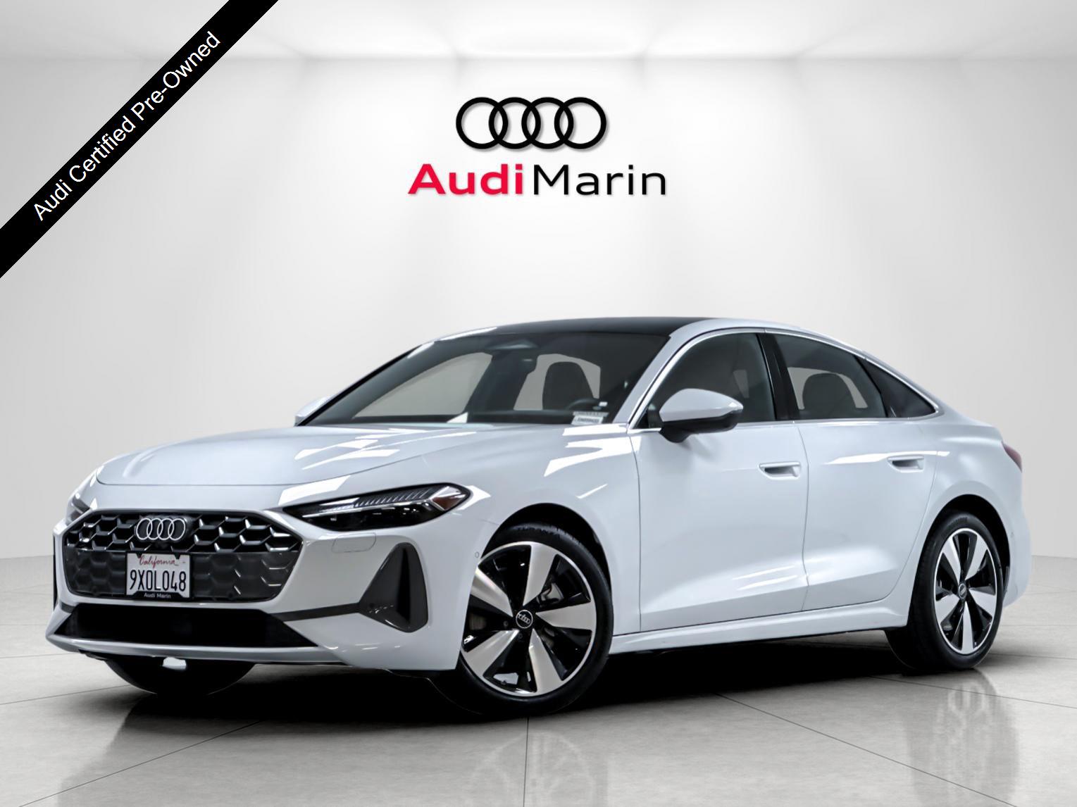 Glacier White Metallic 2025 Audi A5 Sedan All-Wheel Drive Automatic