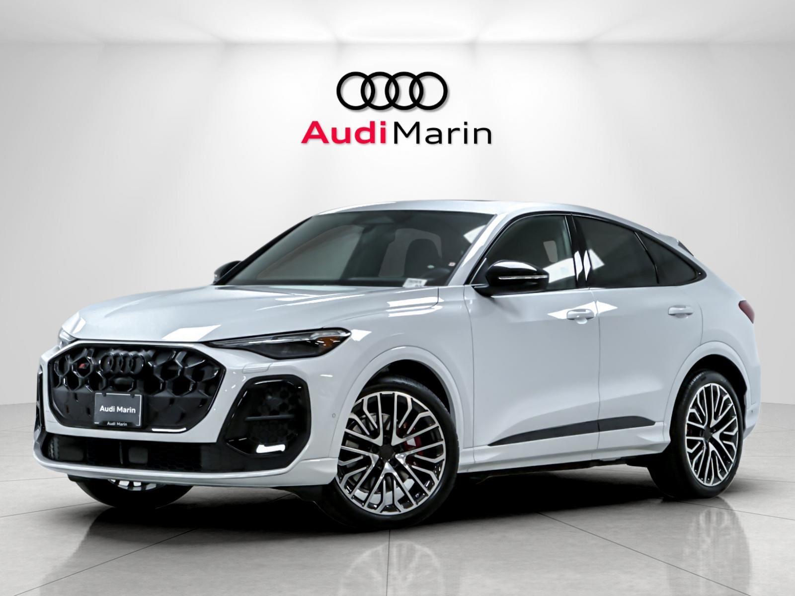 Glacier White Metallic 2026 Audi SQ5 Sportback Sedan All-Wheel Drive Automatic