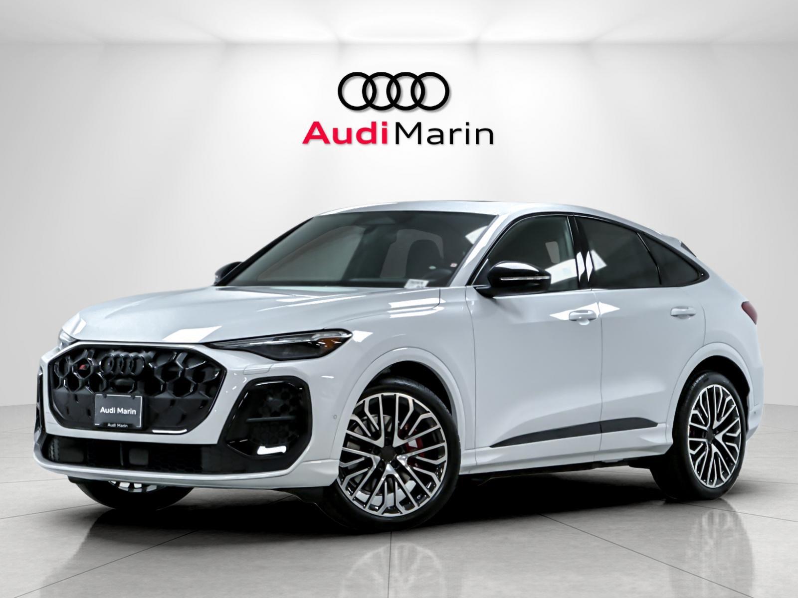 Glacier White Metallic 2026 Audi SQ5 Sportback Sedan All-Wheel Drive Automatic
