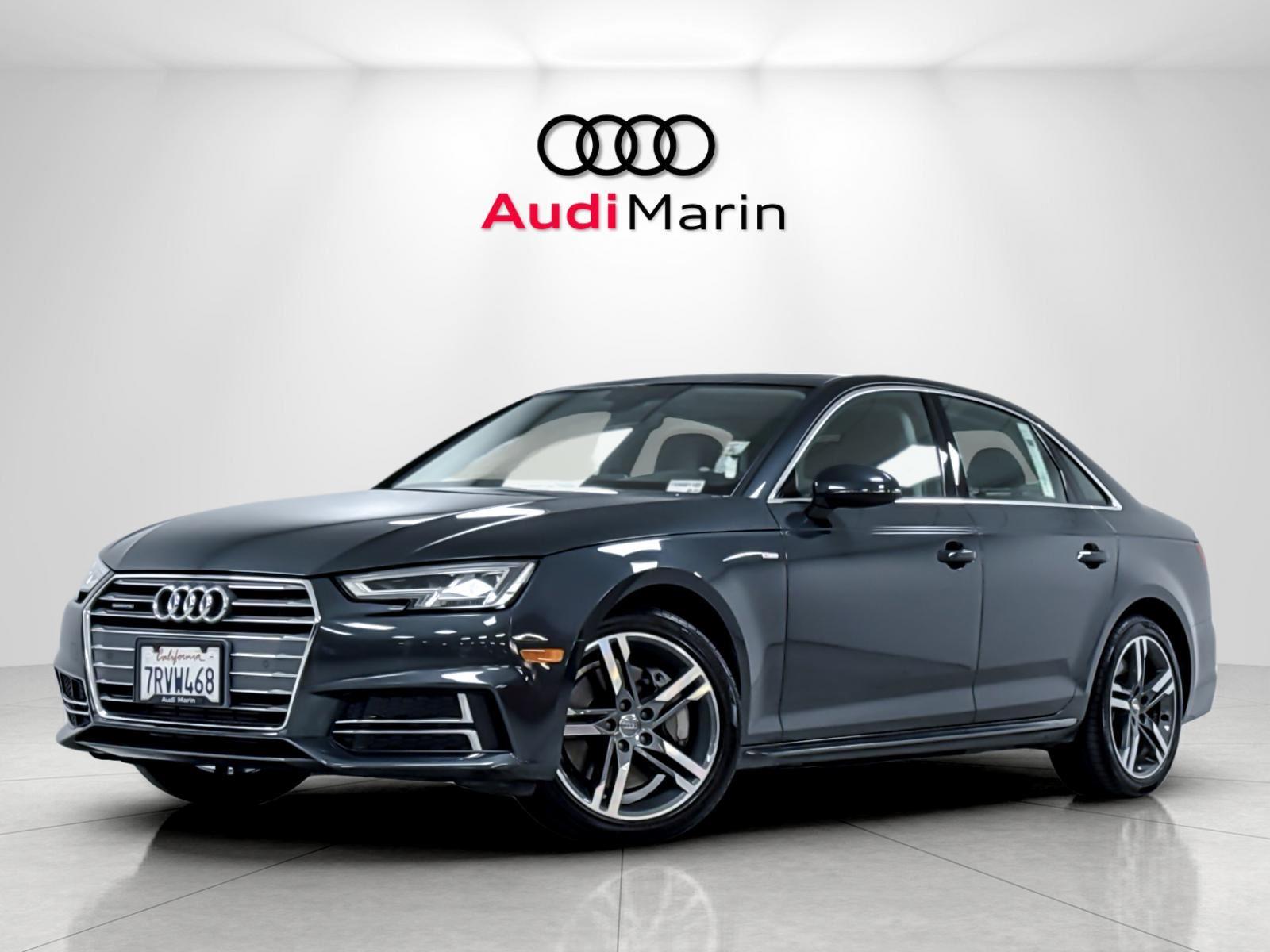 Manhattan Gray Metallic 2017 Audi A4 Sedan All-Wheel Drive Automatic