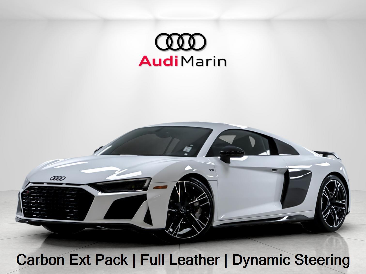 Ibis White 2020 Audi R8 Coupe All-Wheel Drive Automatic