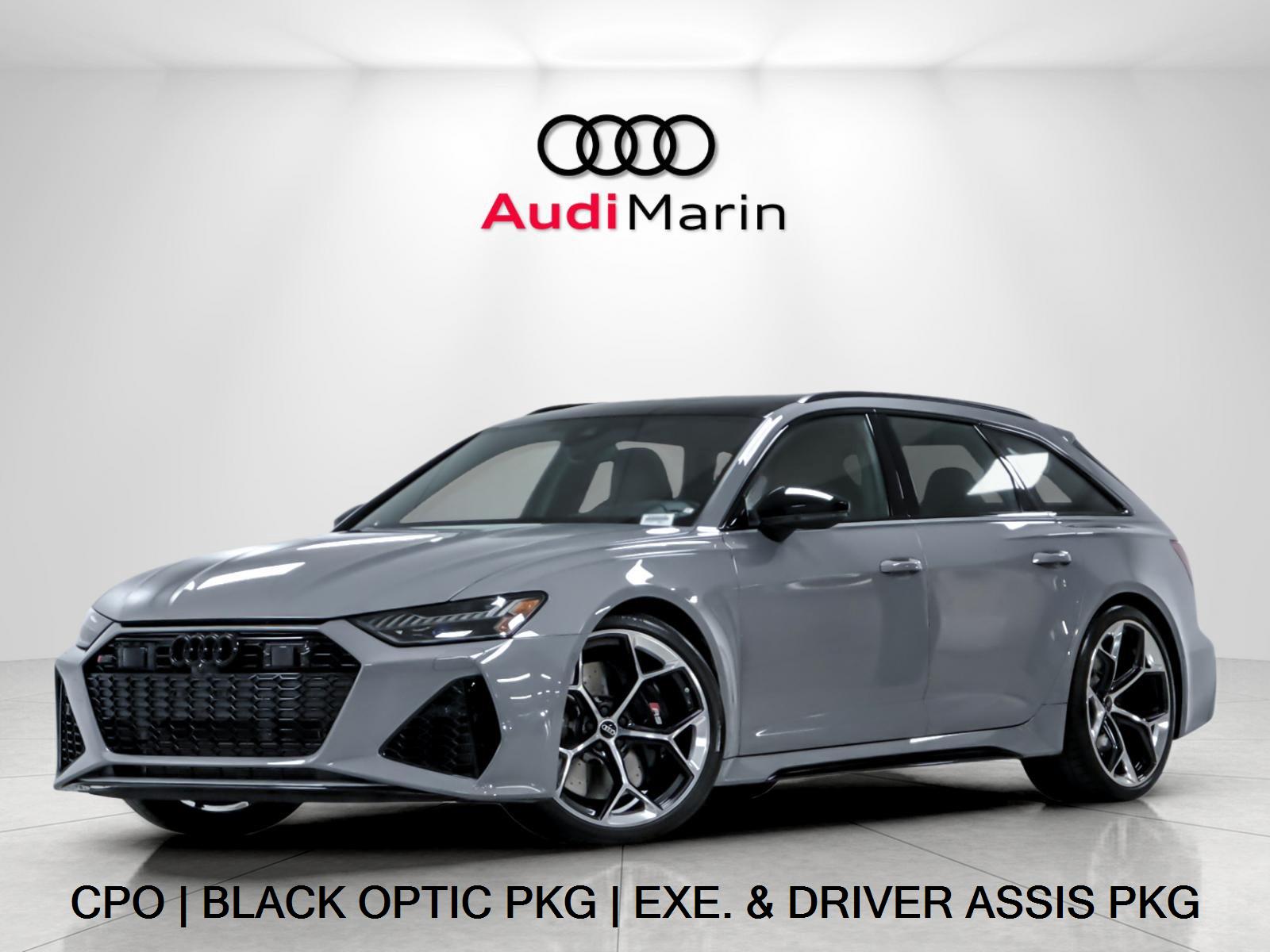Nardo Gray 2024 Audi RS 6 Avant Wagon All-Wheel Drive Automatic