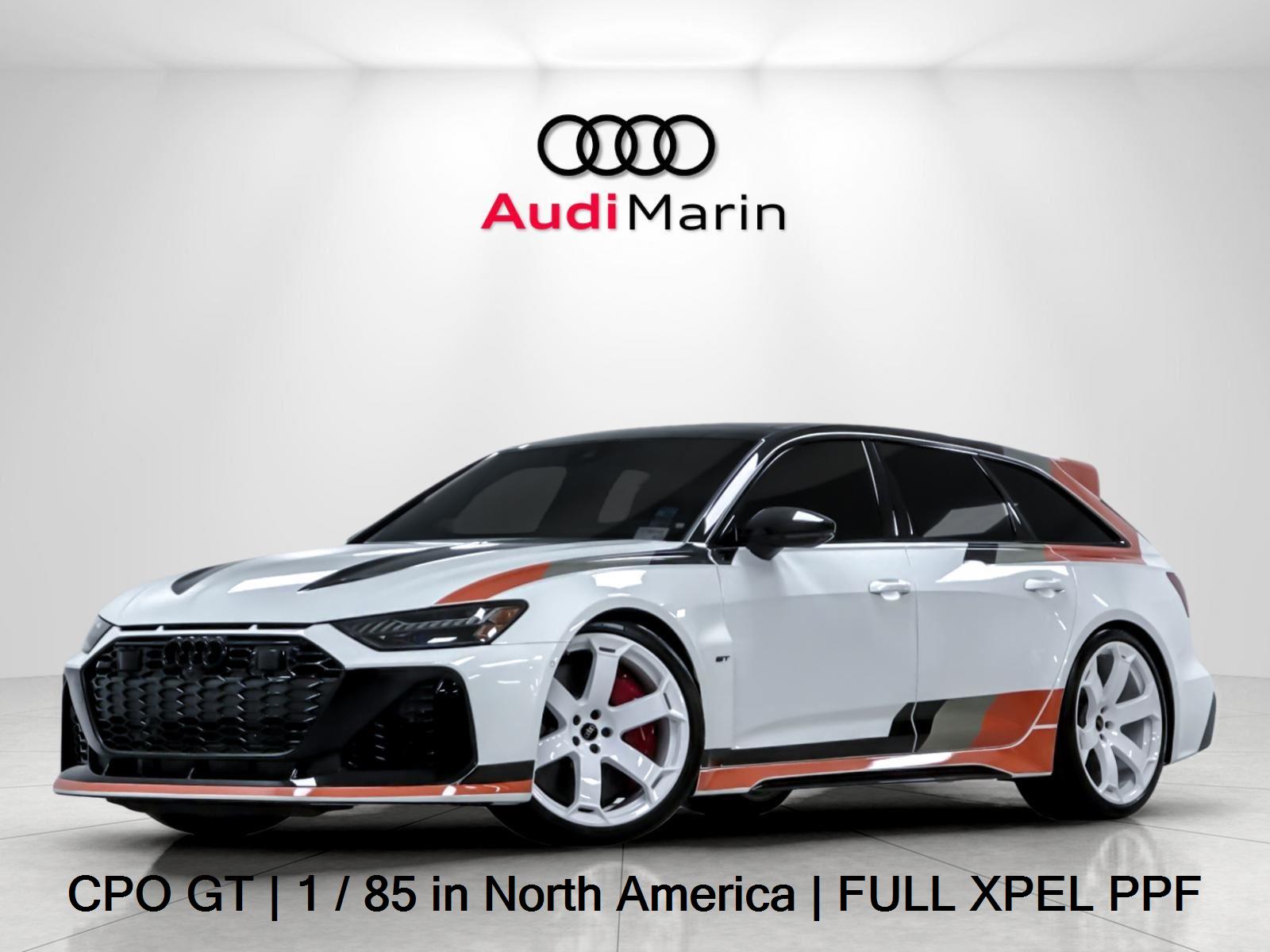 Arkona White 2025 Audi RS 6 Avant Wagon All-Wheel Drive Automatic