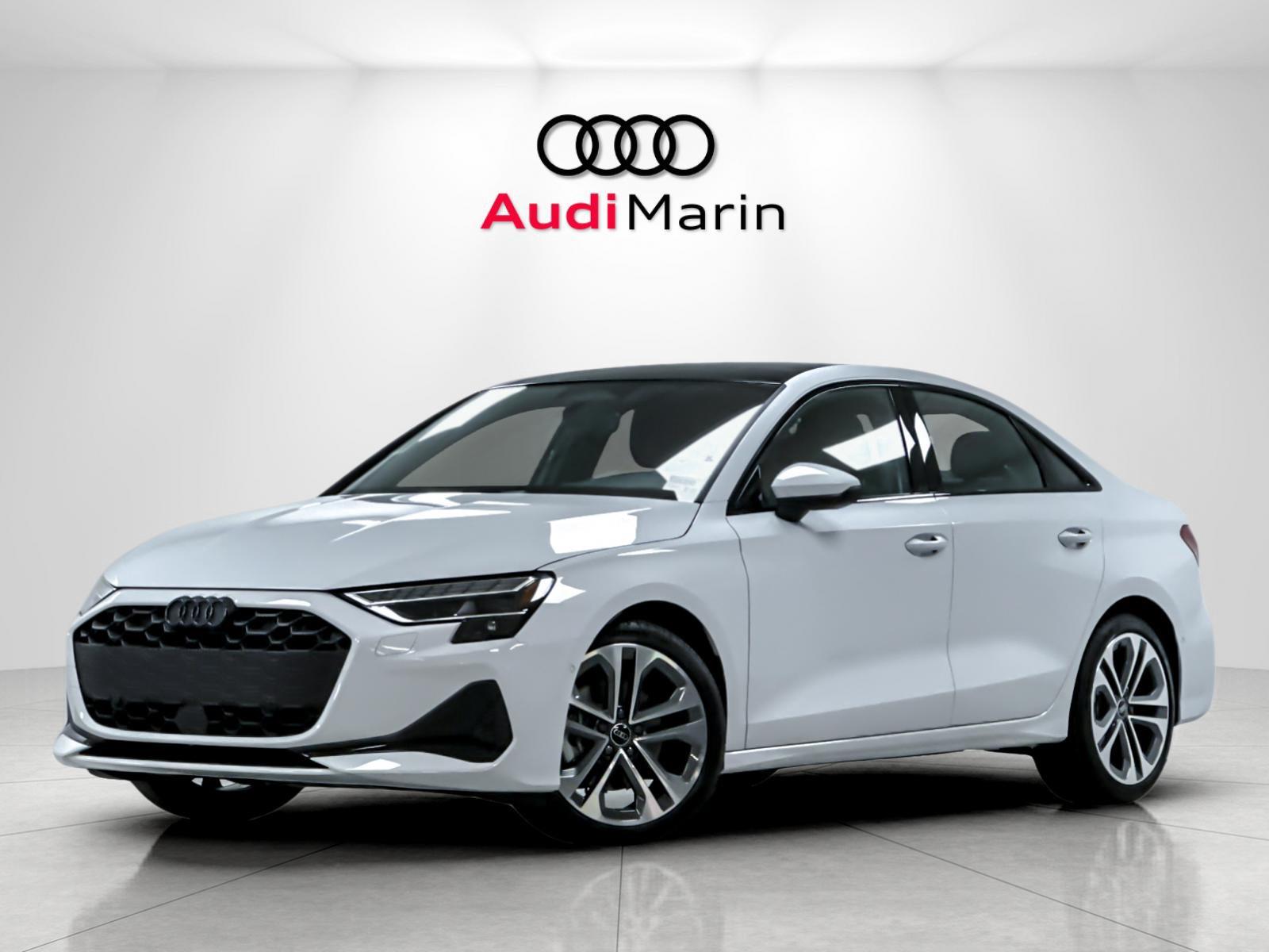 Glacier White Metallic 2026 Audi A3 Sedan All-Wheel Drive Automatic