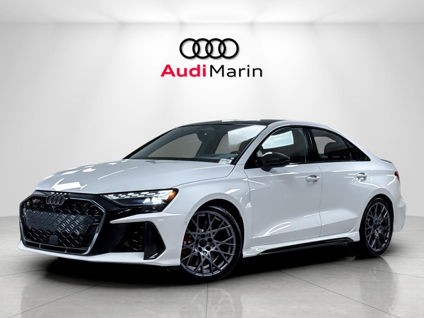 Arkona White 2026 Audi RS 3 Sedan All-Wheel Drive Automatic