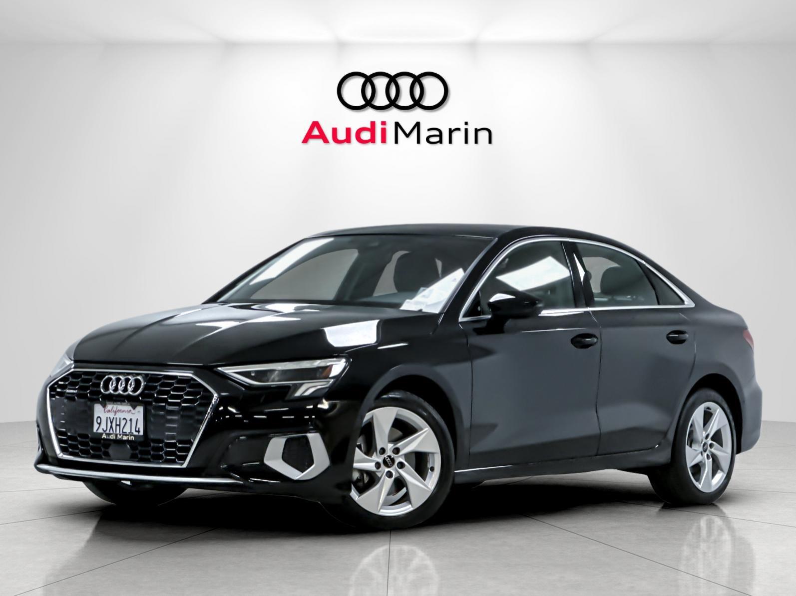 Mythos Black Metallic 2023 Audi A3 Sedan All-Wheel Drive Automatic