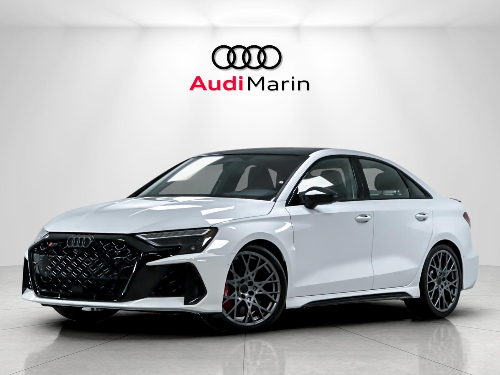 Arkona White 2026 Audi RS 3 Sedan All-Wheel Drive Automatic