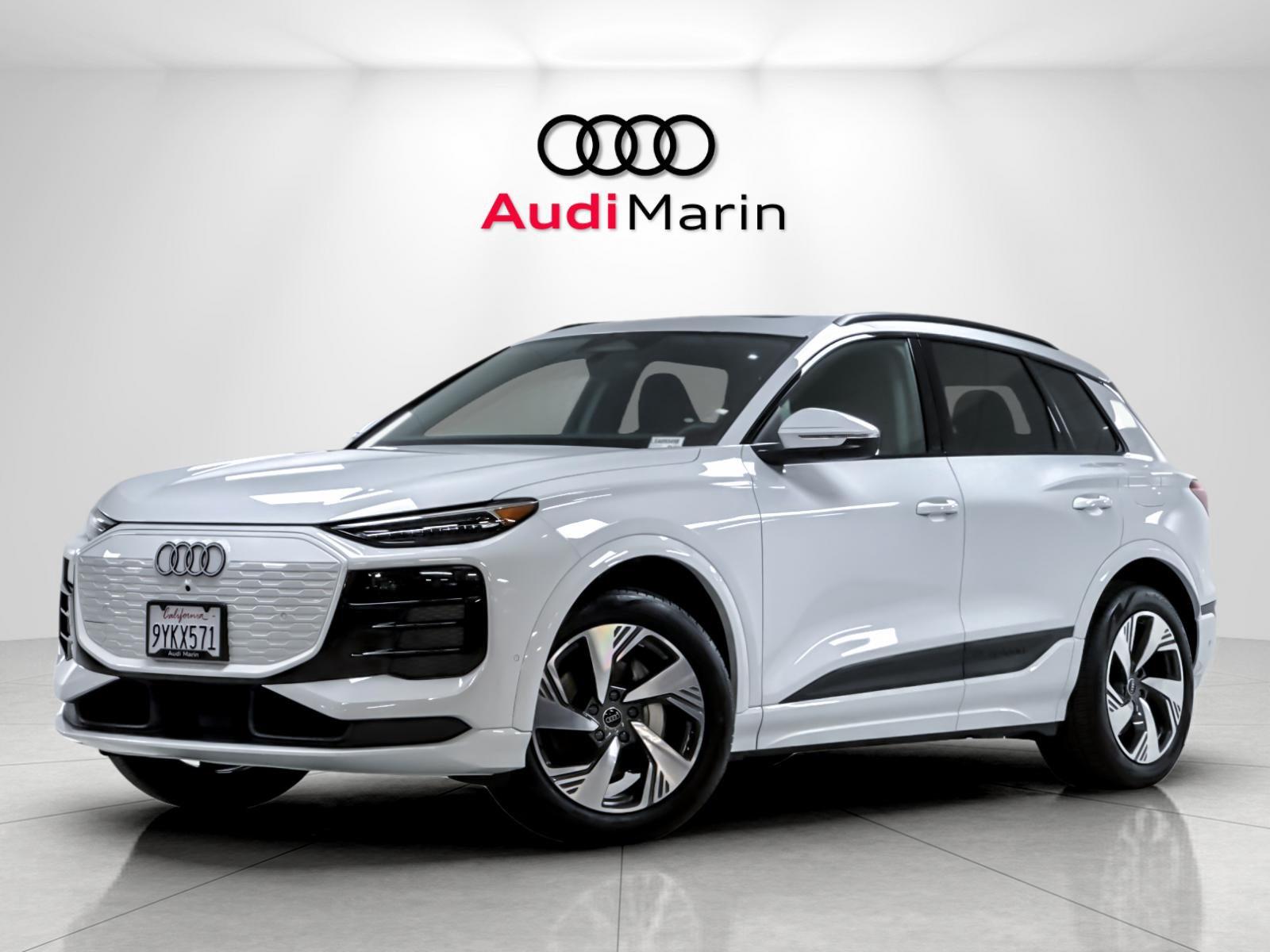 Glacier White Metallic 2025 Audi Q6 e-tron SUV / Crossover All-Wheel Drive Automatic
