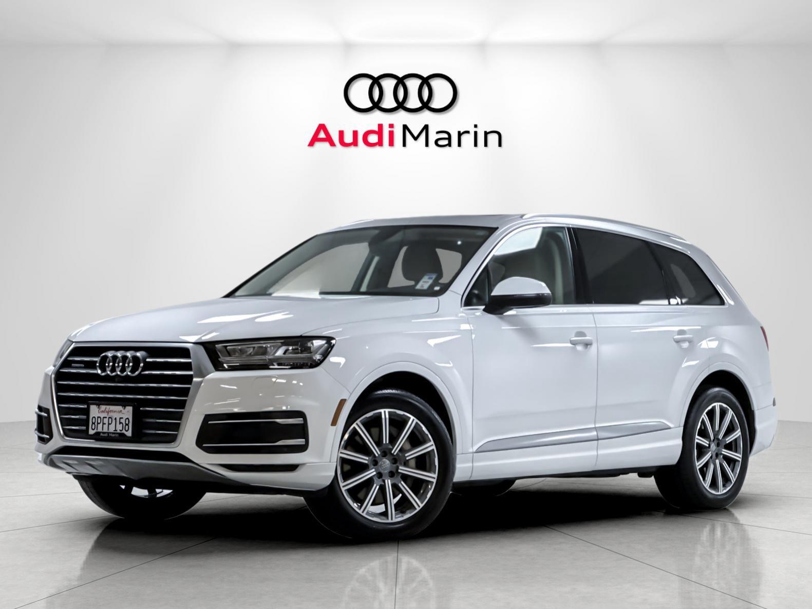 Glacier White Metallic 2019 Audi Q7 SUV / Crossover All-Wheel Drive Automatic