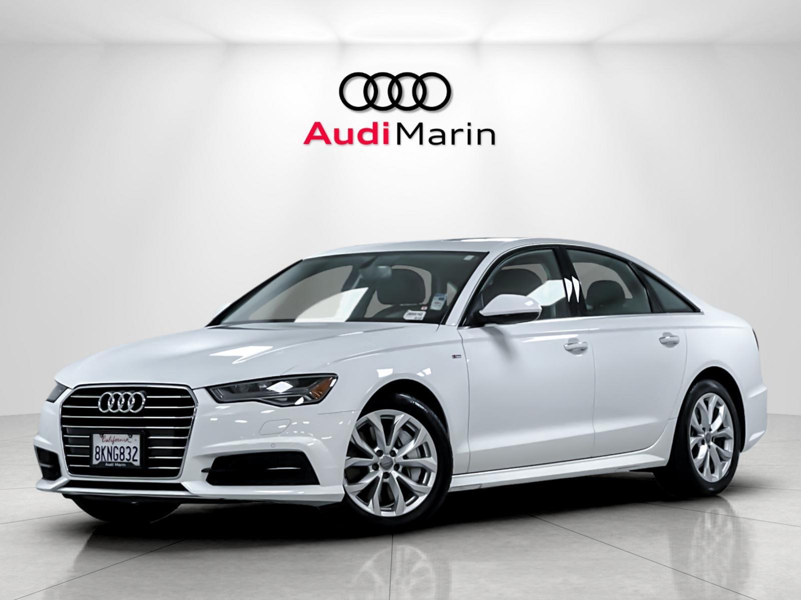 Ibis White 2018 Audi A6 Sedan Front-Wheel Drive Automatic
